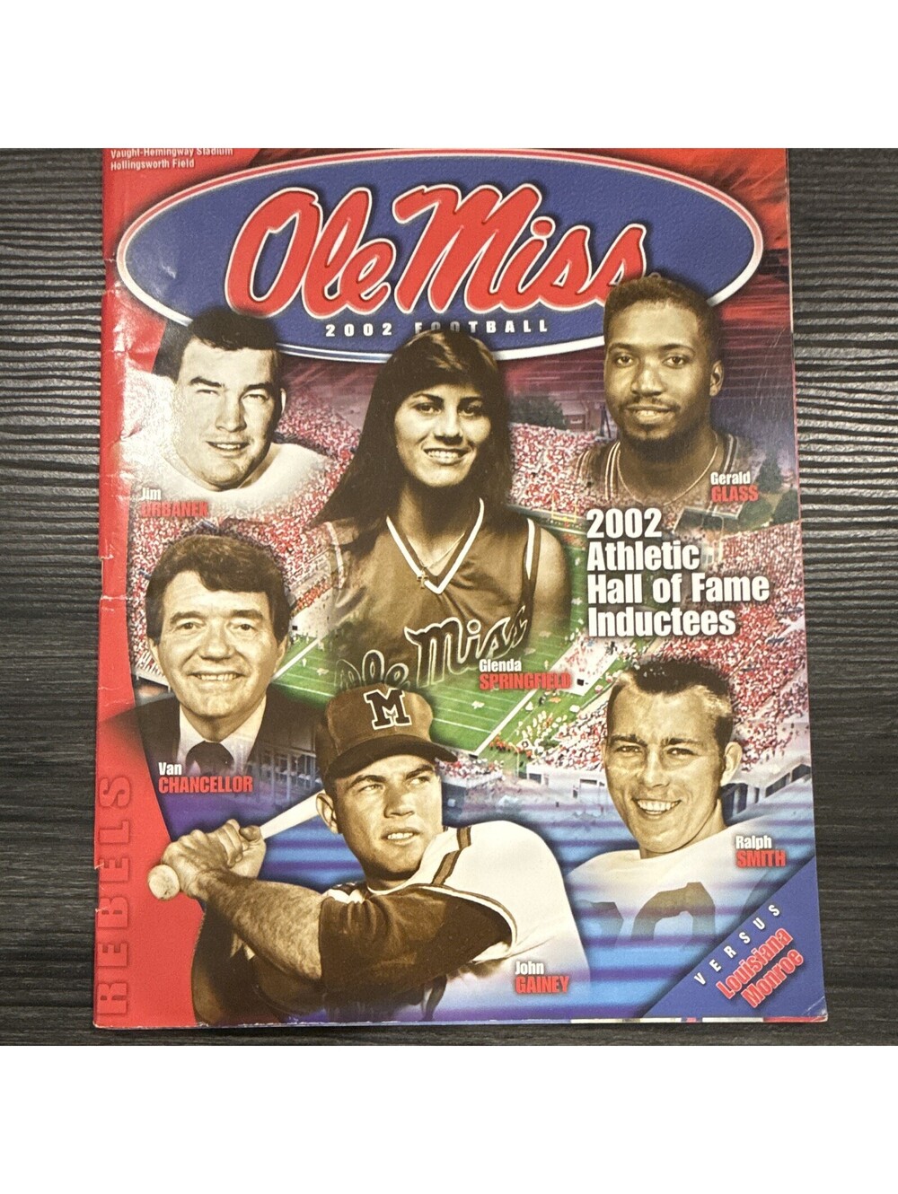 Ole Miss Rebels Football 2002 Vintage Program vs Louisiana Monroe P19